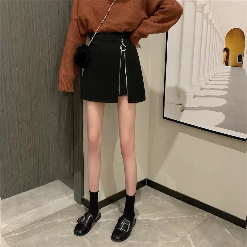 Chân váy chữ A dáng ngắn có kéo khoá ngược Full Size | BigBuy360 - bigbuy360.vn