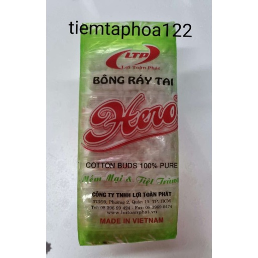 1 lốc 12 gói tăm bông ráy tai người lớn