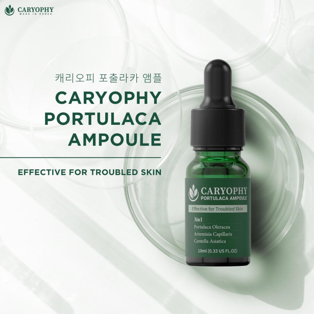 Serum cho da dầu mụn ngăn ngừa ẩn mụn bọc mụn trứng cá các loại mụn và thâm Caryophy hàn quốc 30ml