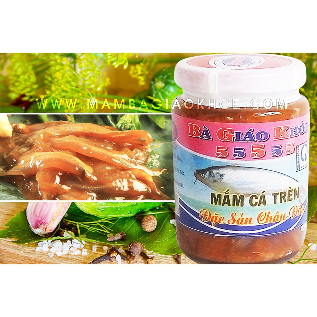 Mắm cá trèn - Bà Giáo Khỏe 55555 - hủ 220gr