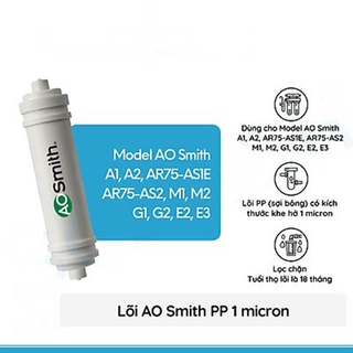 [CHÍNH HÃNG 100%] Lõi lọc nước cho máy AOSMITH E2,E3 [LẮP ĐẶT TPHCM]