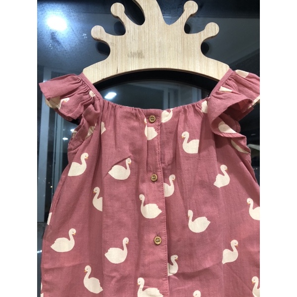 Bộ jumpsuit hình hạt bé gái Hm