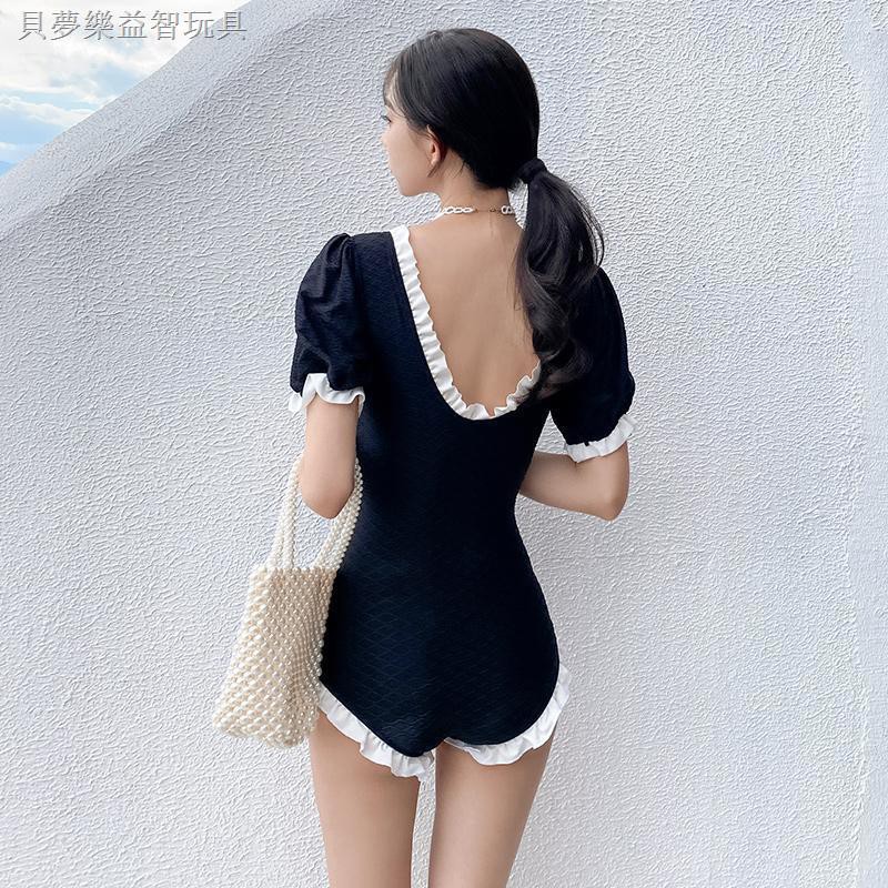 Bộ Đồ Bơi Tay Ngắn Màu Đen Phong Cách Hàn Quốc Trẻ Trung | BigBuy360 - bigbuy360.vn