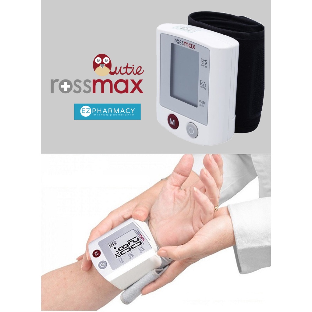 Máy đo huyết áp cổ tay Rossmax S150