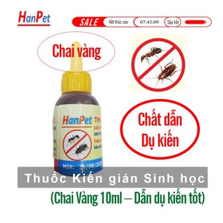 Thuoc kien hanpet dung dịch diệt kiến tận gốc chai vàng 10ml dẫn dụ kiến