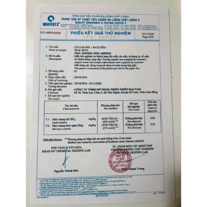 KEM FACE SỮA CÔ GÁI NÚI