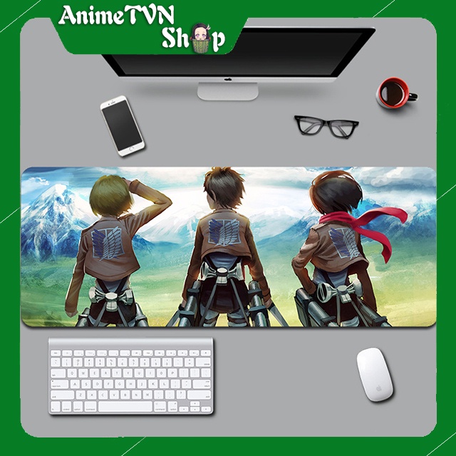 Miếng lót chuột khổng lồ hình Anime/Manga Attack on Titan  - cao su thiên nhiên