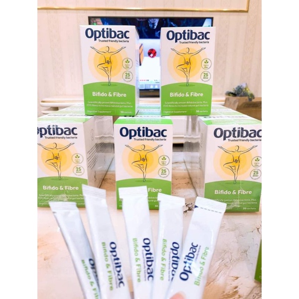 Men Vi Sinh Optibac Của Anh Màu Xanh Lá 30 Gói