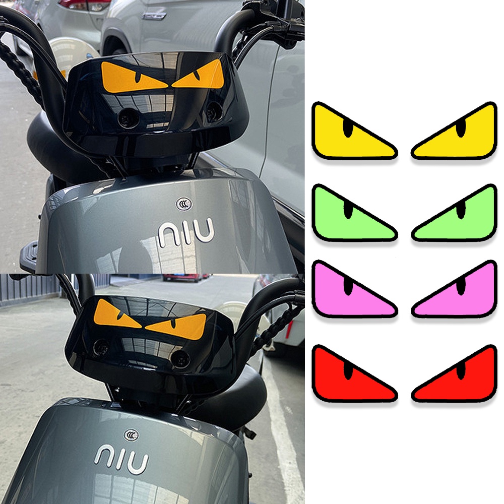 Phản quang Mắt quỷ Nhãn dán xe máy Hình dán mắt vui nhộn Cơ thể trang trí chống thấm nước Decal