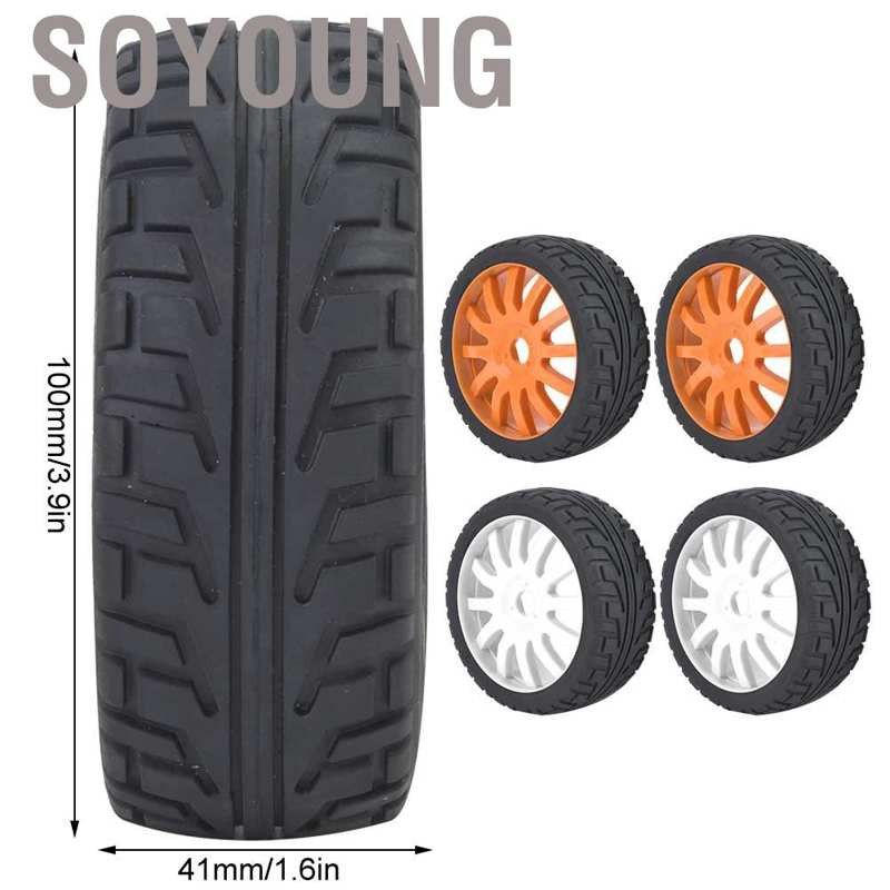 Bánh Xe Cao Su Chuyên Dụng Cho Xe Điều Khiển Từ Xa Tỉ Lệ 1: 8