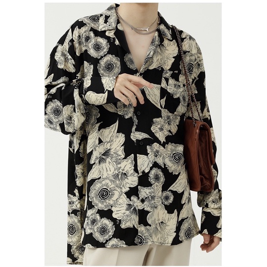 Áo Sơ Mi Lụa Flower Lilies
