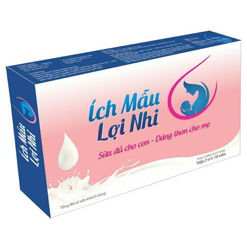 ✅[CHÍNH HÃNG] Ích Mẫu Lợi Nhi Hộp 20 Viên