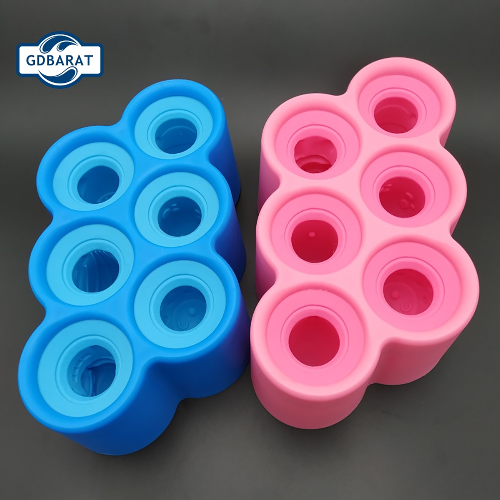 Khuôn Silicone Làm Bánh 6 Ngăn Tiện Dụng