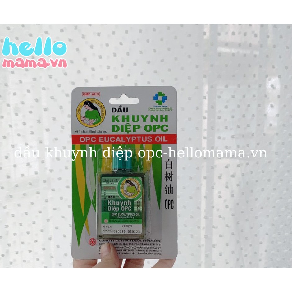 Dầu Khuynh Diệp OPC ngừa cảm cúm, nghẹt mũi, đau bụng, côn trùng đốt cho bé