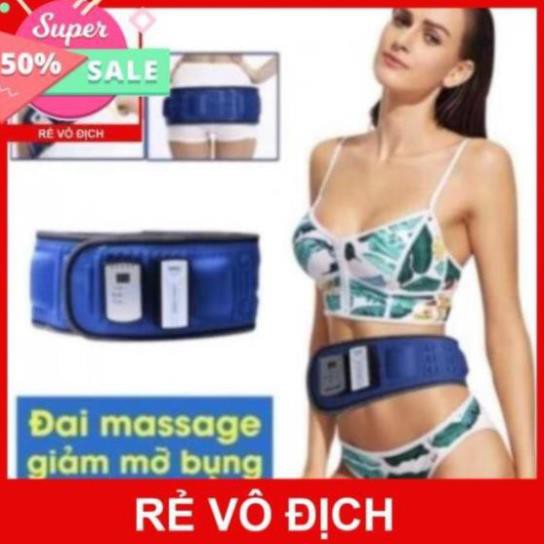 Đai massage giảm mỡ bụng HCR-X6, loại không dây dùng pin sạc - phiên bản mới 2020