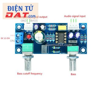 KIT DIY Mạch Lọc Bass 12VDC - Tự Ráp