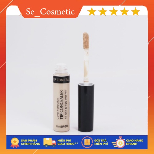 Kem Che Khuyết Điểm The Saem Cover Perfection Tip Concealer SPF28 PA++ 6.5g | BigBuy360 - bigbuy360.vn