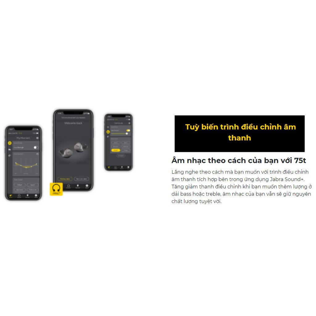 🔥Siêu Sale🔥 Tai nghe bluetooth không dây Jabra Elite 75T, tai nghe không dây TWS hỗ trợ sạc không dây | BigBuy360 - bigbuy360.vn