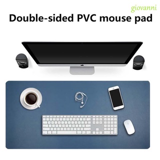 GIOVANNI 30*60*0.2 Cm Mice Mat Anti-slip Base Desk pad Mouse Pad Office Portable Double side Extra Large Solid Color PVC Table pad/Multicolor