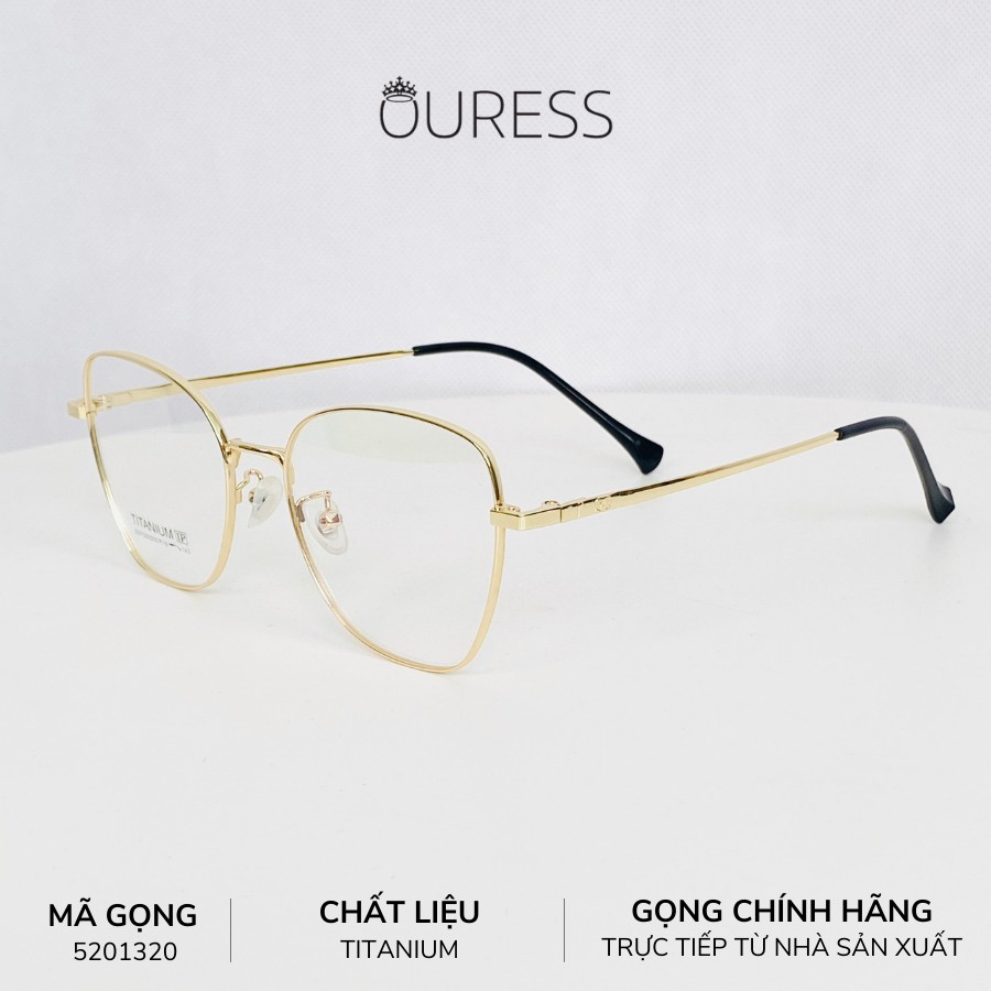 Gọng kính Ovan Titanium Ouress 5201320 Bền Đẹp Trendy