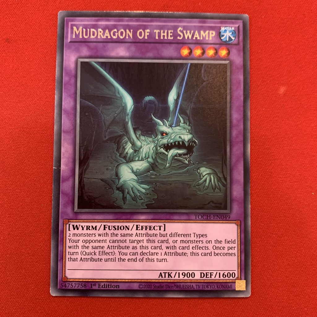 EN]Thẻ Bài Yugioh Chính Hãng] Mudragon Of The Swamp