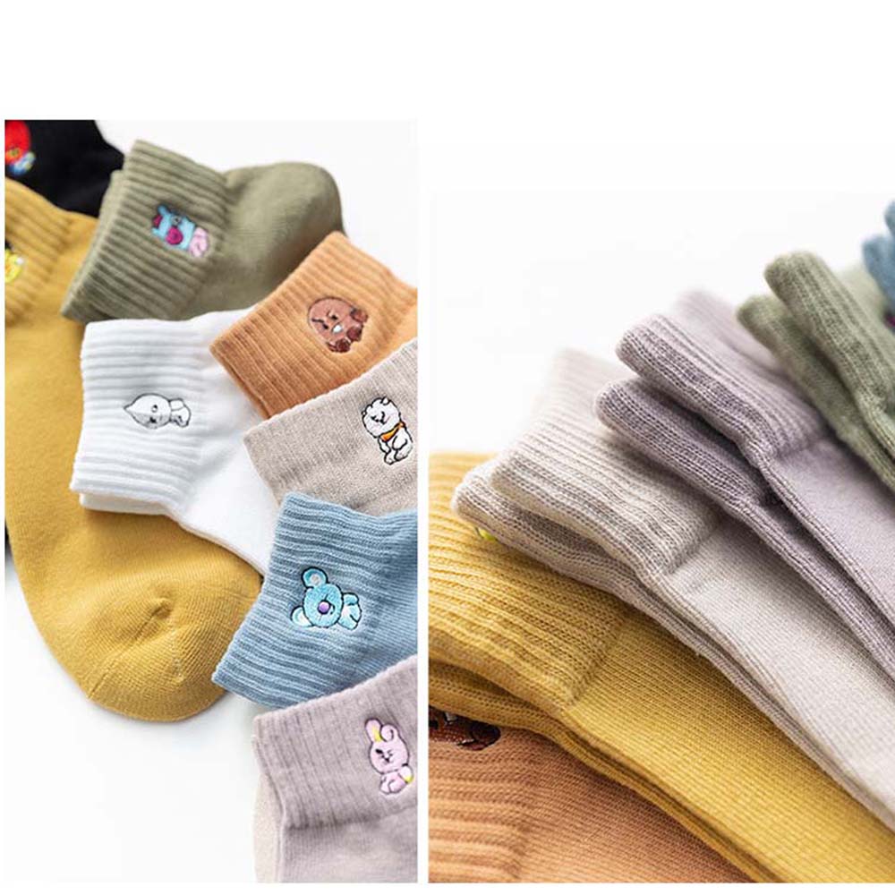 Đôi Vớ Nữ In Hình Hoạt Hình Đáng Yêu