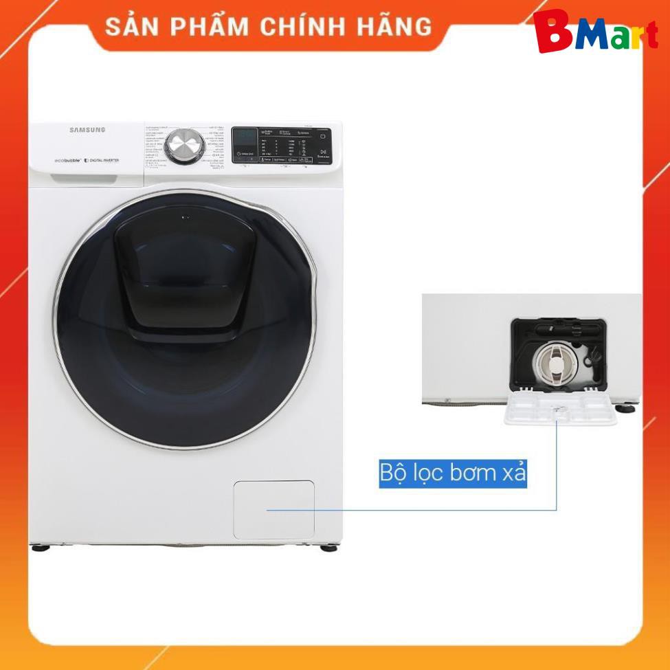 [ FREE SHIP ] Máy giặt sấy Samsung AddWash Inverter Giặt 10.5 kg - Sấy 7 kg WD10N64FR2W/SV  - BM