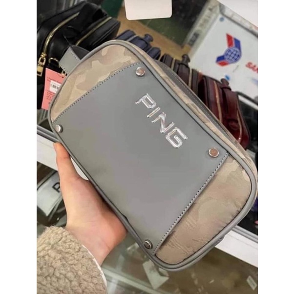 Túi Cầm Tay Golf Ping - Handbag Ping Golf - Túi Ping Clutch - Túi 2 Ngăn Có Thề Đựng Bóng Golf Và Đồ Dùng Cá Nhân