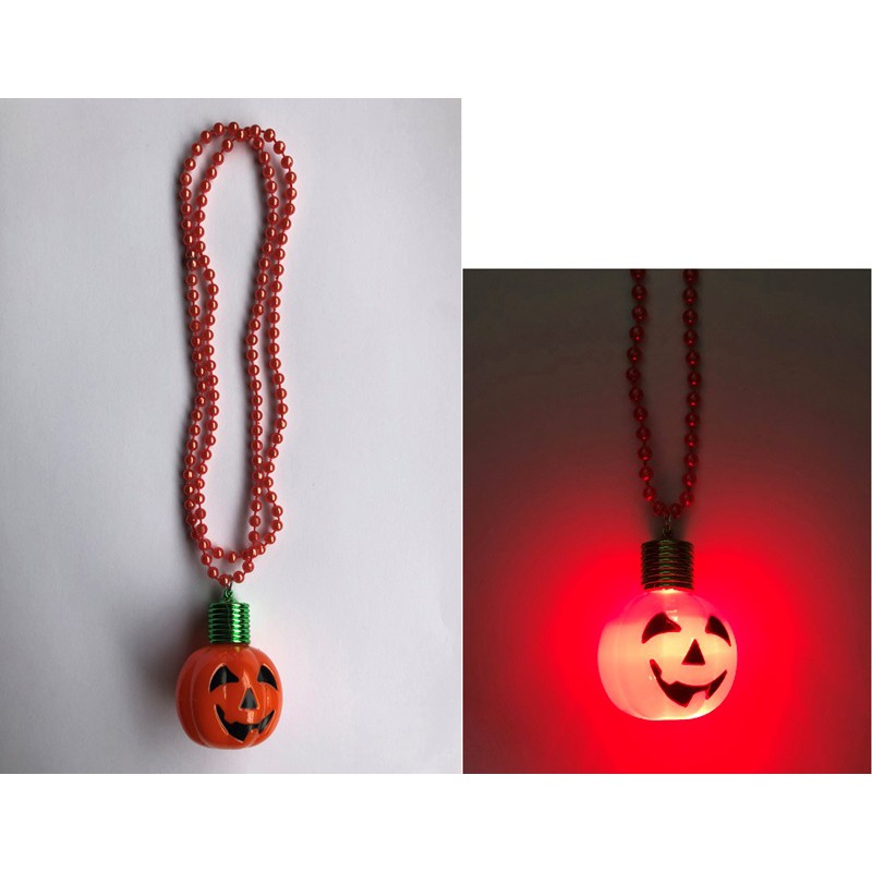 Vòng Cổ Bí Đỏ Phát Sáng Halloween Uncle Bills Uh01581