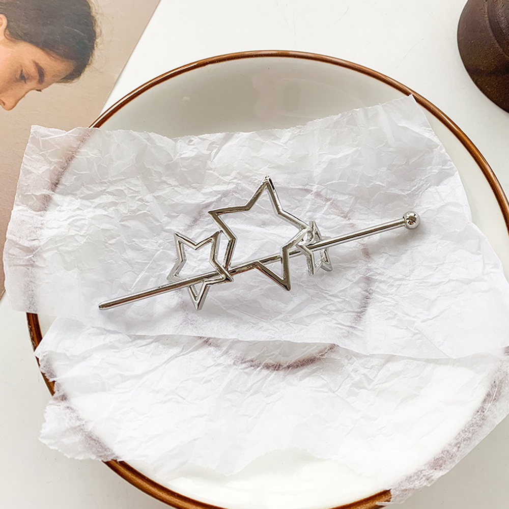 Trâm Cài Tóc Thiết Kế Hình Ngôi Sao Nhiều Màu Kiểu Dáng Thời Trang