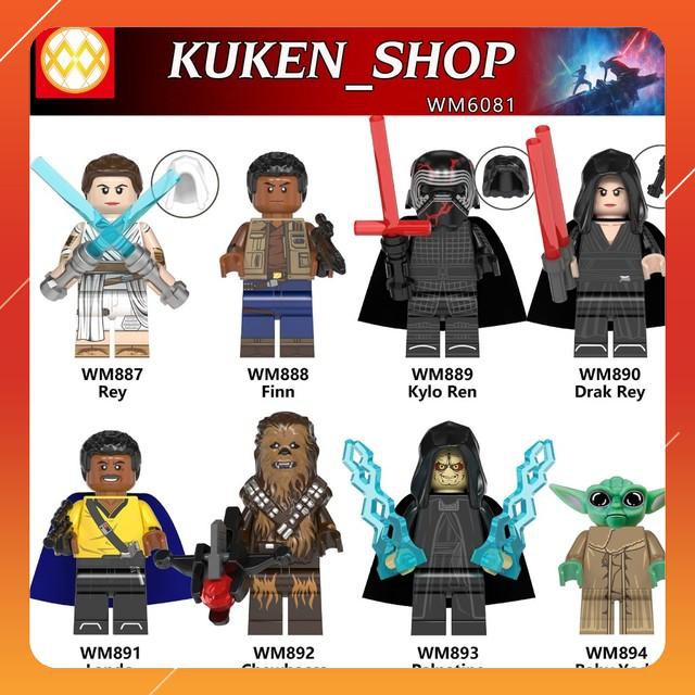 Đồ Chơi Minifigures Star Wars Các Mẫu Nhân Vật Trong Seri Phim Chiến Tranh Giữa Các Vì Sao Phần 9 WM6081