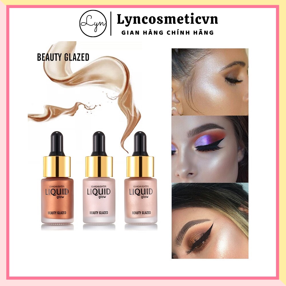 Kem bắt sáng BEAUTY GLAZED Portable 3D Highlighter Liquid Glow