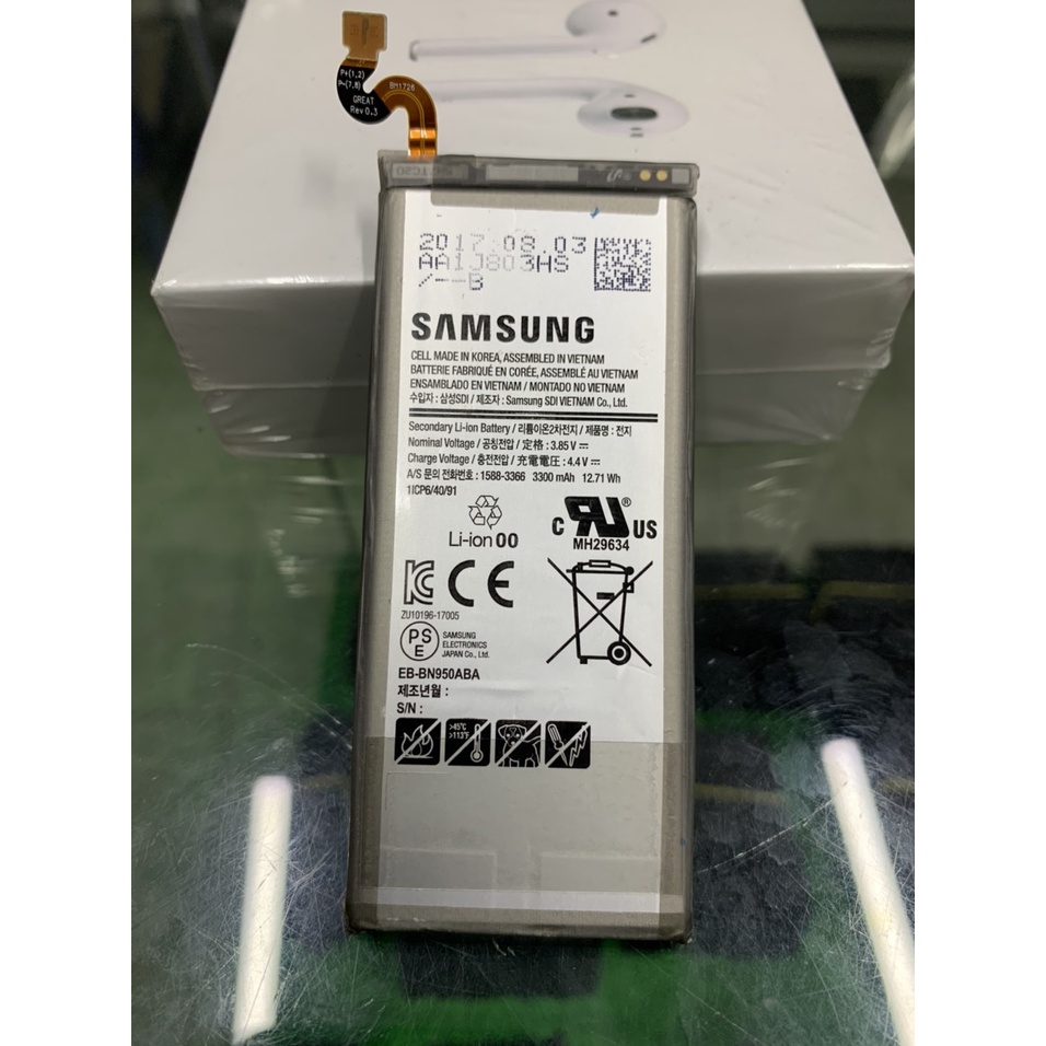 Pin note 8, N950, Mã Pin EB-BN950ABA