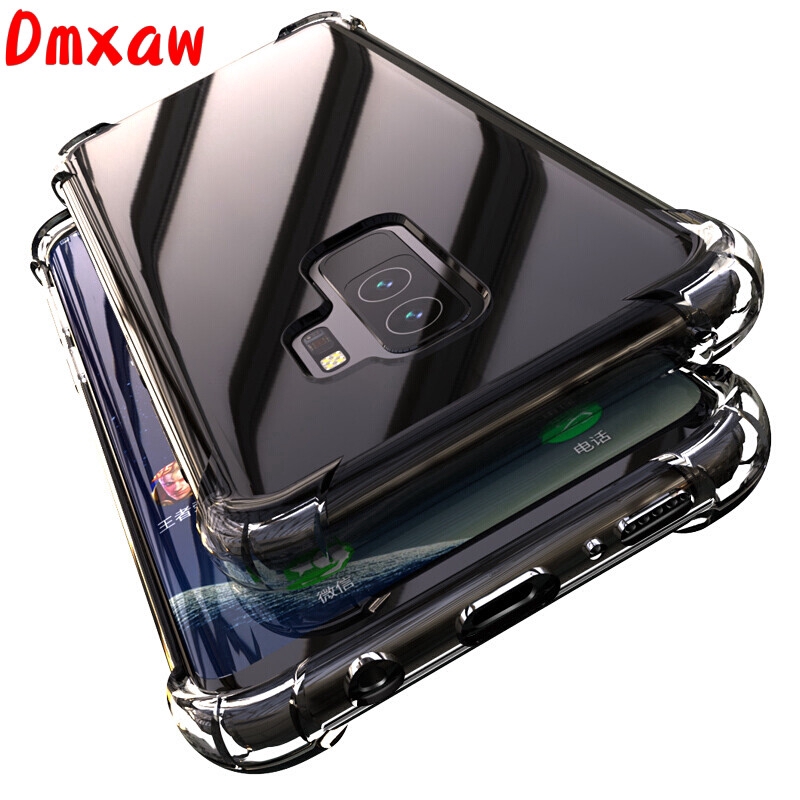 Ốp điện thoại trong suốt cho Samsung Galaxy M30s Note 10 S10 S9 S8 Plus 10 A90 5G 9 8 5 S7 Edge A50 A50S A30s