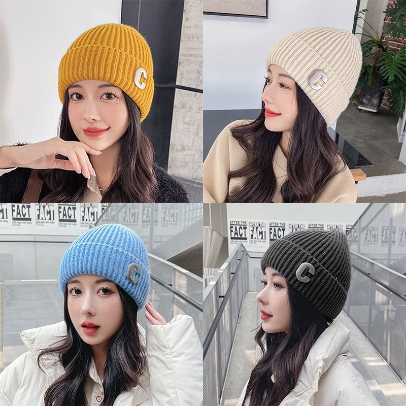 Mũ Len Che Tai Giữ Ấm Cho Nữ