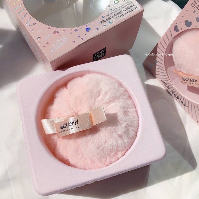 [Có Sẵn Sỉ - Lẻ] Bông Phấn Bắt Sáng Nhũ Highlight Mack Andy, Tạo Hiệu Ứng Lấp Lánh Cho Body, Lộng Lẫy Dự Tiệc