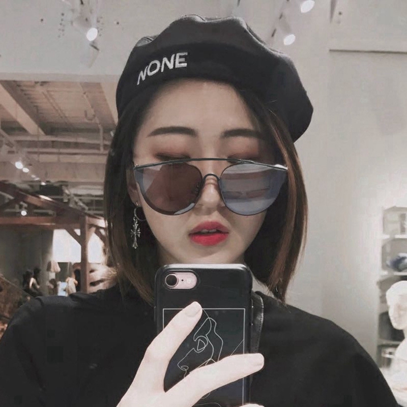 Kính râm kiểu dáng mắt mèo sành điệu thời trang cho nữ SAMJUNE