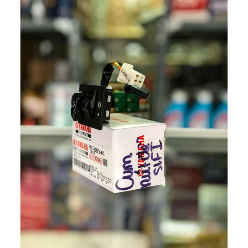 Cụm nút công tắc đề, mở đèn xe Sirius Fi zin yamaha