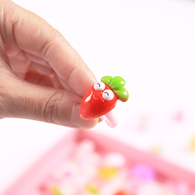 Nhẫn mini LUCKY BIG CAT kiểu dáng dễ thương dùng làm quà tặng cho bé gái