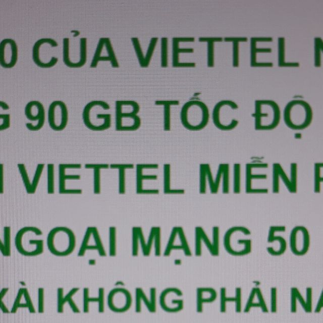 Sim v120 của viettel toàn số dễ nhớ giá siêu rẻ nhanh tay thì còn nhé ! V120 ( ngày tặng 3gb tháng tặng 90gb gọi nội man