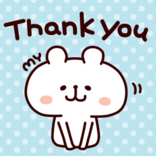 Thank you sticker