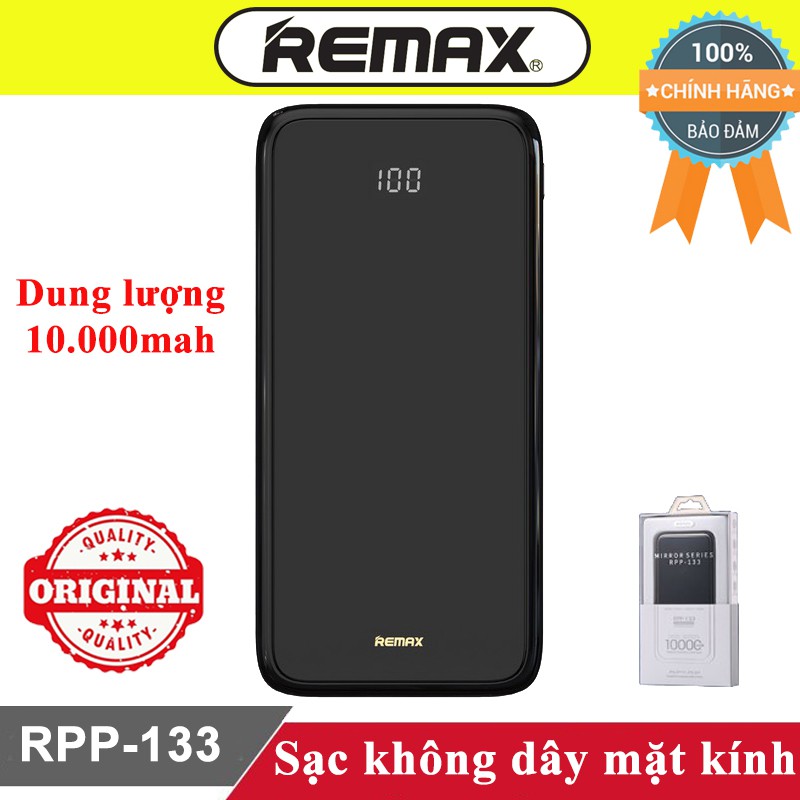 Sạc dự phòng không dây Remax Rpp-133 10.000mah ♥️Freeship♥️ Giảm 30k khi nhập MAYT30 - Pin sạc dự phòng Remax