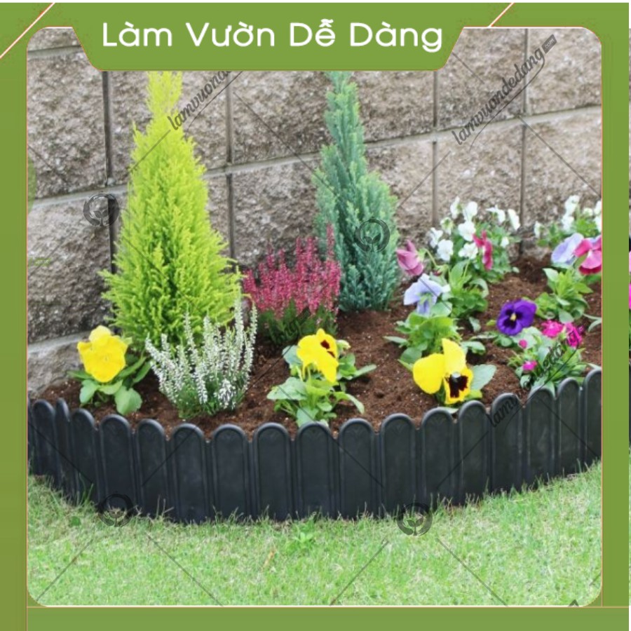 HÀNG RÀO VIỀN VƯỜN (DÀI 3M)- Dùng để viền tấn đất cát, giữ đất cát cố định bảo vệ cây.