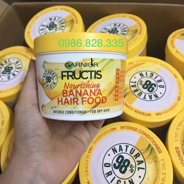 Ủ tóc Fructis - Garnier hương chuối của Úc dành cho tóc khô