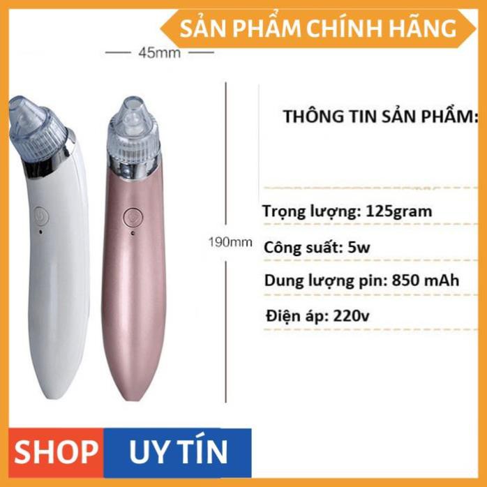 Máy Hút Mụn RT8080,8030 Siêu Sạch Với  Cấp Độ Làm Căn Da Xóa Nếp Nhăn - Màu Hồng Da