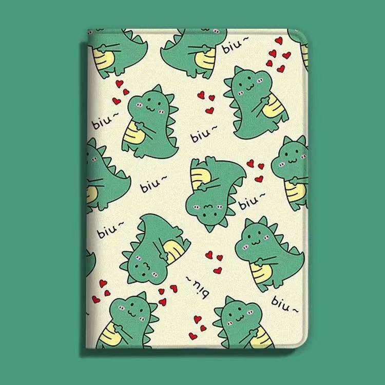 Ốp Bảo Vệ Máy Tính Bảng Bằng Silicon Họa Tiết Hoạt Hình Khủng Long Dễ Thương Chống Rơi Cho ipad Mini 1/2/3/4/5 2019Air10.5 11 inch