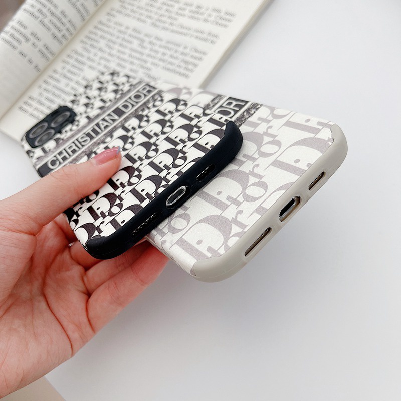 Ốp điện thoại in logo Dior sang trọng thích hợp cho IP IPhone 6 6S 7 8 Plus X XR XS Max 11 Pro Max SE 12 13 Pro Max
