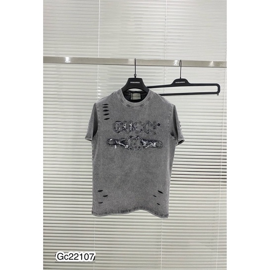 Áo Phông Nam Chữ Thêu Chất Cotton Cao Cấp - Áo Chữ Thêu Nam Nữ