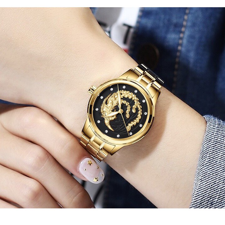 ❤️ Freeship❤️ Đồng Hồ Nữ Fngeen Mặt Phương Hoàng 292 Sang Trọng - Hazo