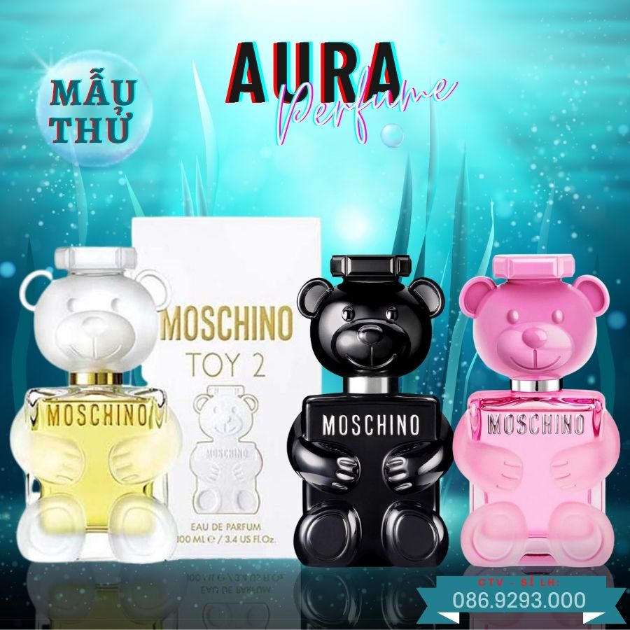 [ Full Size ] Nước hoa Moschino Toy 2, Moschino Toy Boy, Bubble Gum, Nước Hoa Nữ Full Seal